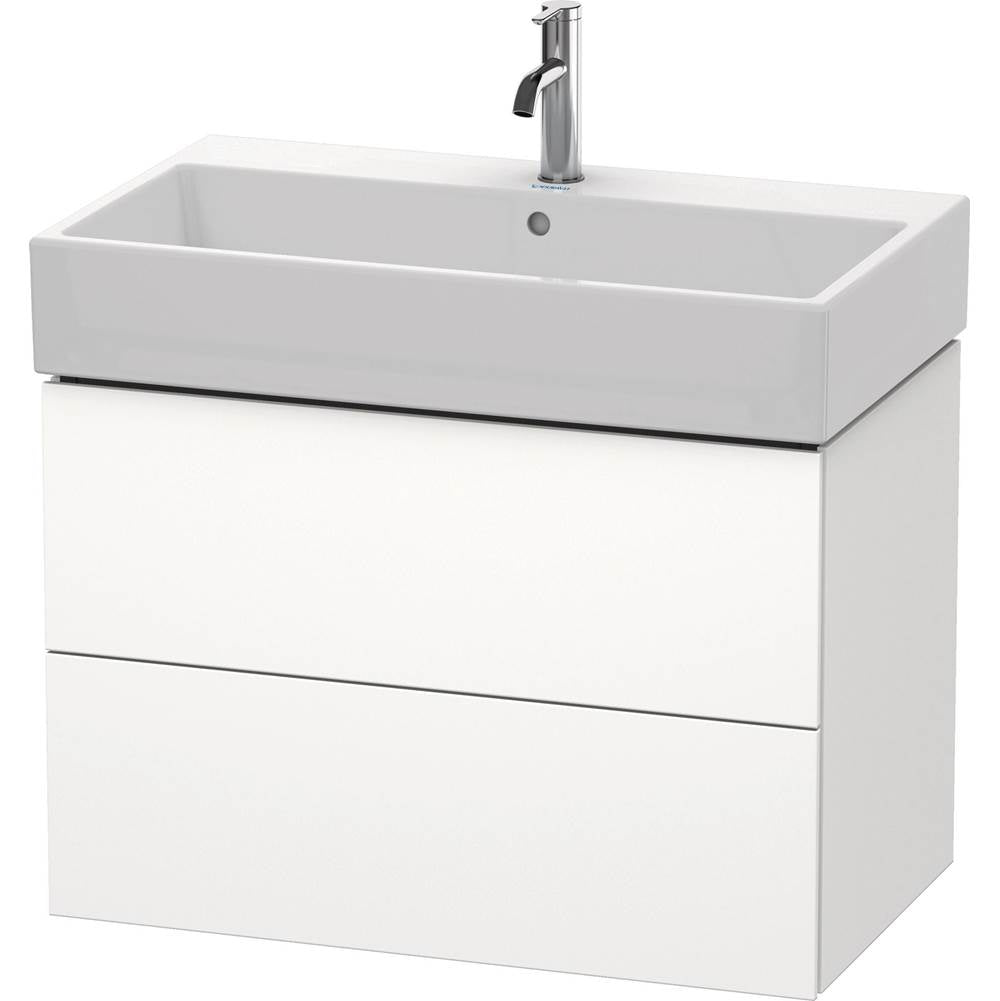 Duravit - L-Cube Two Drawer Wall-Mount Vanity Unit White - White Matte