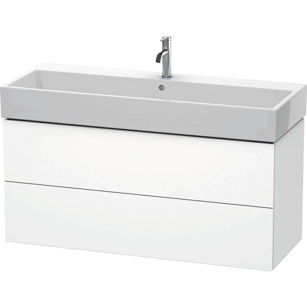 Duravit - L-Cube Two Drawer Wall-Mount Vanity Unit White - White Matte