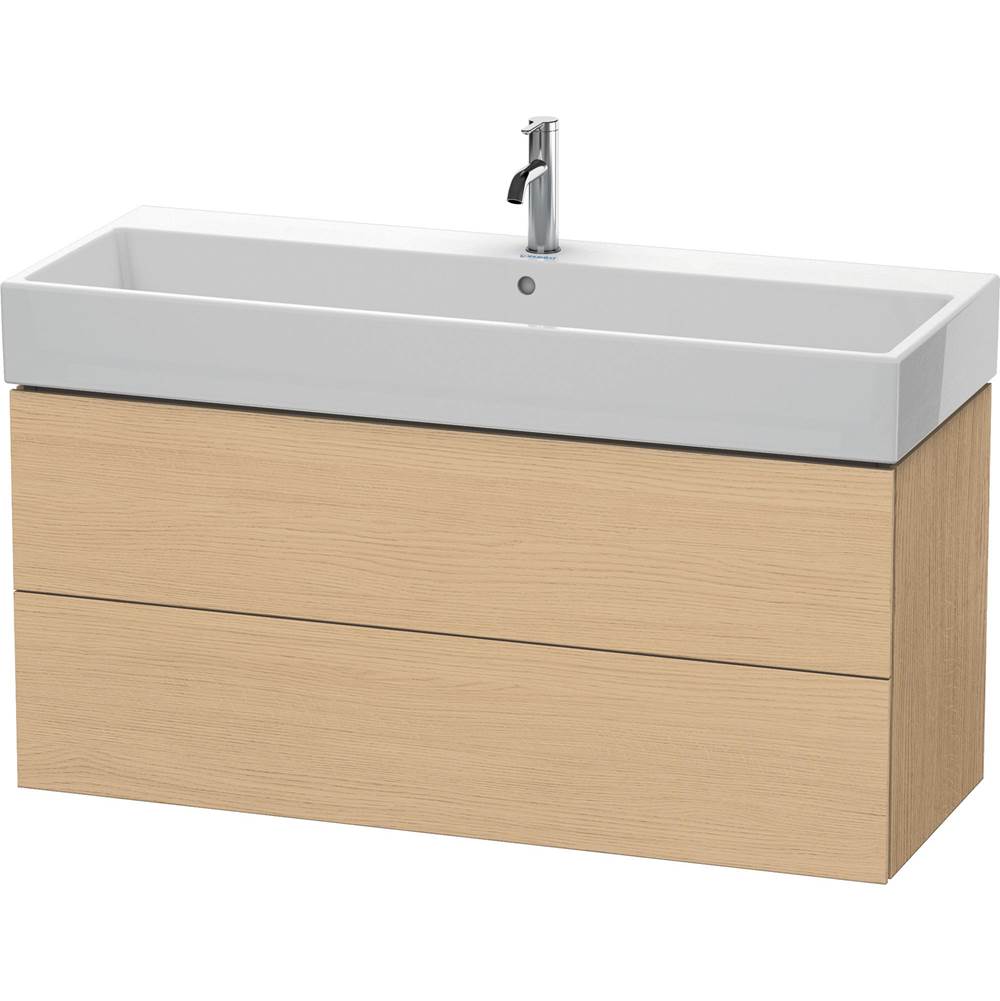 Duravit - L-Cube Two Drawer Wall-Mount Vanity Unit Natural Oak - Natural Oak