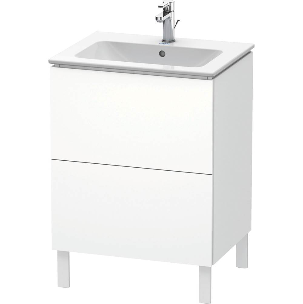 Duravit - L-Cube Two Drawer Floorstanding Vanity Unit White - White Matte