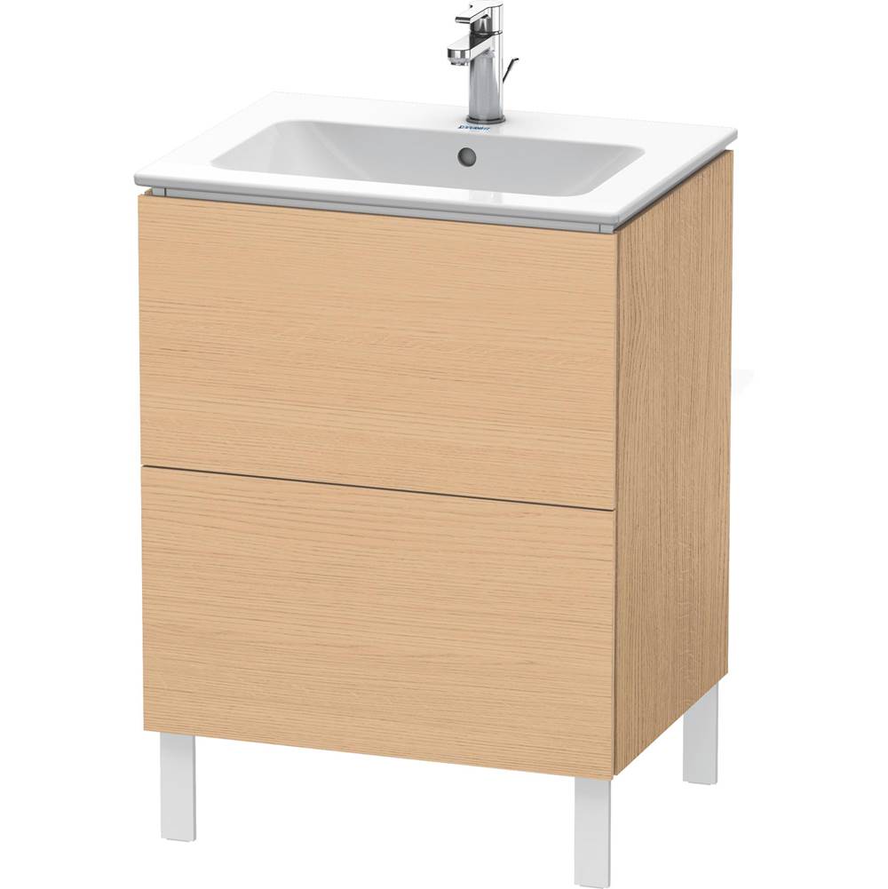 Duravit - L-Cube Two Drawer Floorstanding Vanity Unit Natural Oak - Natural Oak
