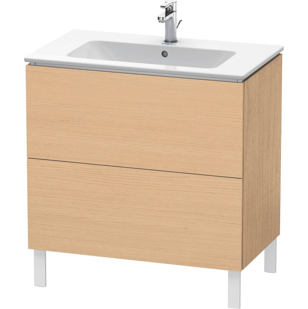 Duravit - L-Cube Two Drawer Floorstanding Vanity Unit Natural Oak - Natural Oak