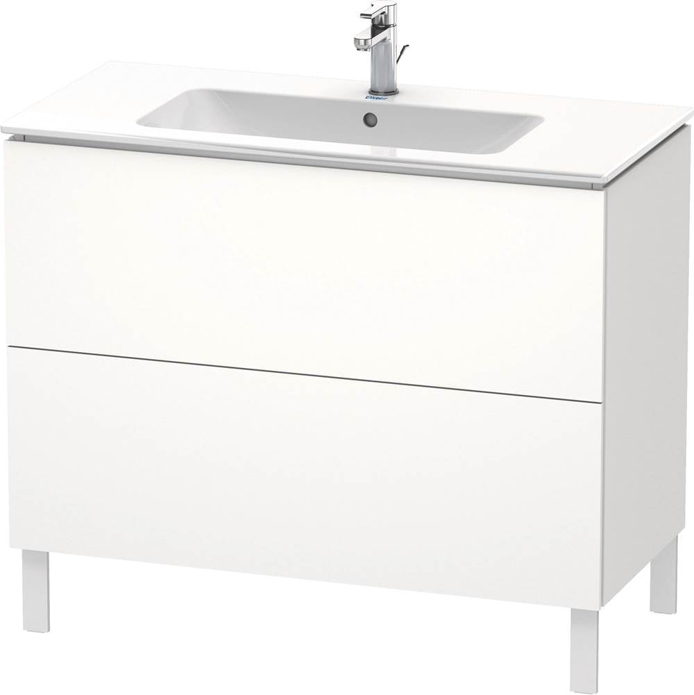 Duravit - L-Cube Two Drawer Floorstanding Vanity Unit White - White Matte