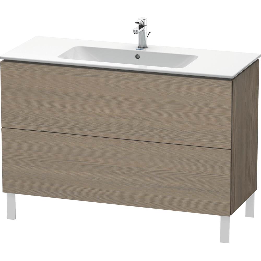 Duravit - L-Cube Two Drawer Floorstanding Vanity Unit White - Oak Terra