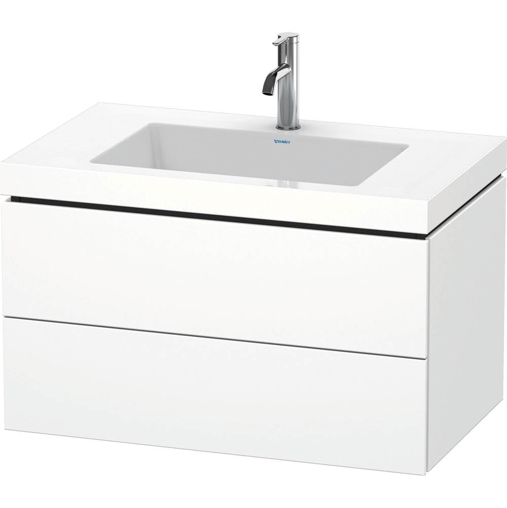 Duravit - L-Cube Two Drawer C-Bonded Wall-Mount Vanity Kit White - White Matte