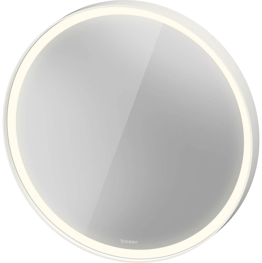Duravit - L-Cube Mirror with Lighting - White Aluminum