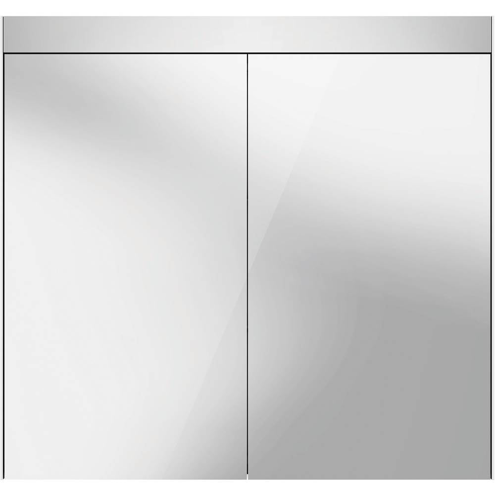 Light & Mirror Mirror Cabinet with Lighting White