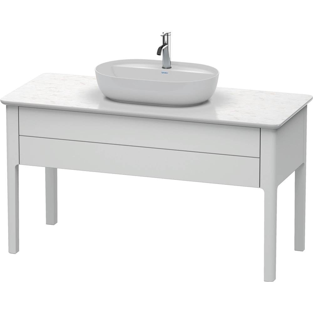 Duravit - Luv One Drawer Floorstanding Vanity Unit White - White Satin Matte