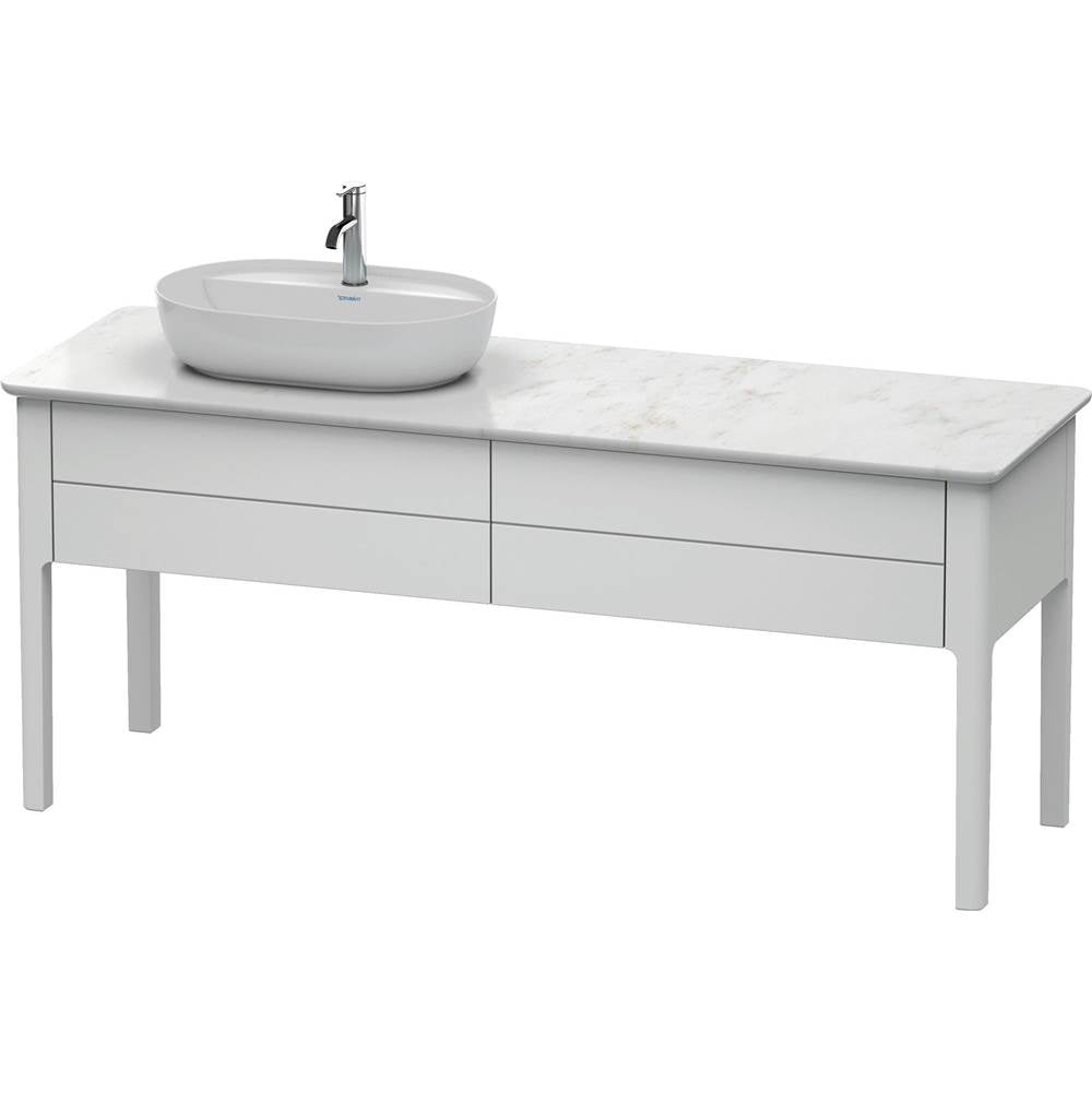 Duravit - Luv Two Drawer Floorstanding Vanity Unit White - White Satin Matte