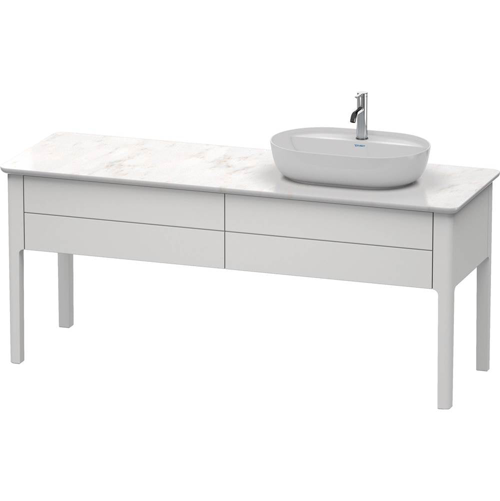 Duravit - Luv Two Drawer Floorstanding Vanity Unit White - White Satin Matte