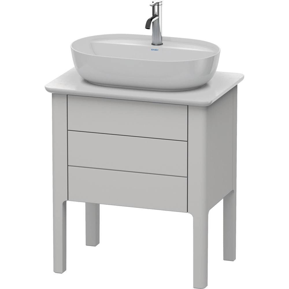 Duravit - Luv One Drawer Floorstanding Vanity Unit Nordic White - Nordic White Satin Matte
