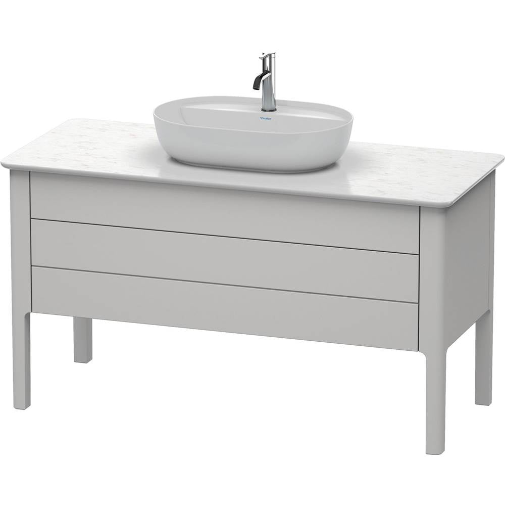 Duravit - Luv One Drawer Floorstanding Vanity Unit Nordic White - Nordic White Satin Matte