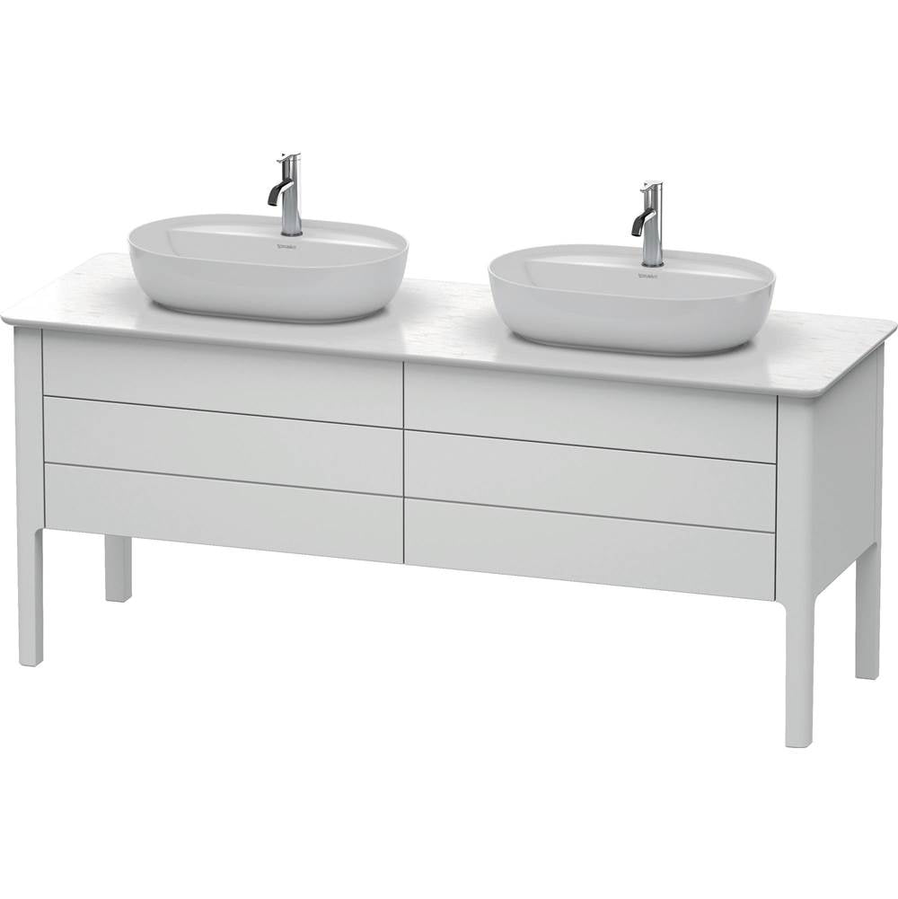 Duravit - Luv Two Drawer Floorstanding Vanity Unit White - White Satin Matte