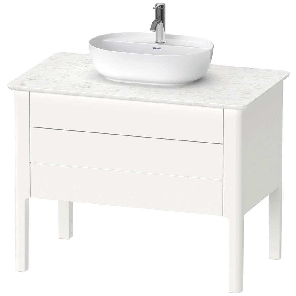 Duravit - Luv One Drawer Floorstanding Vanity Unit White - White Satin Matte
