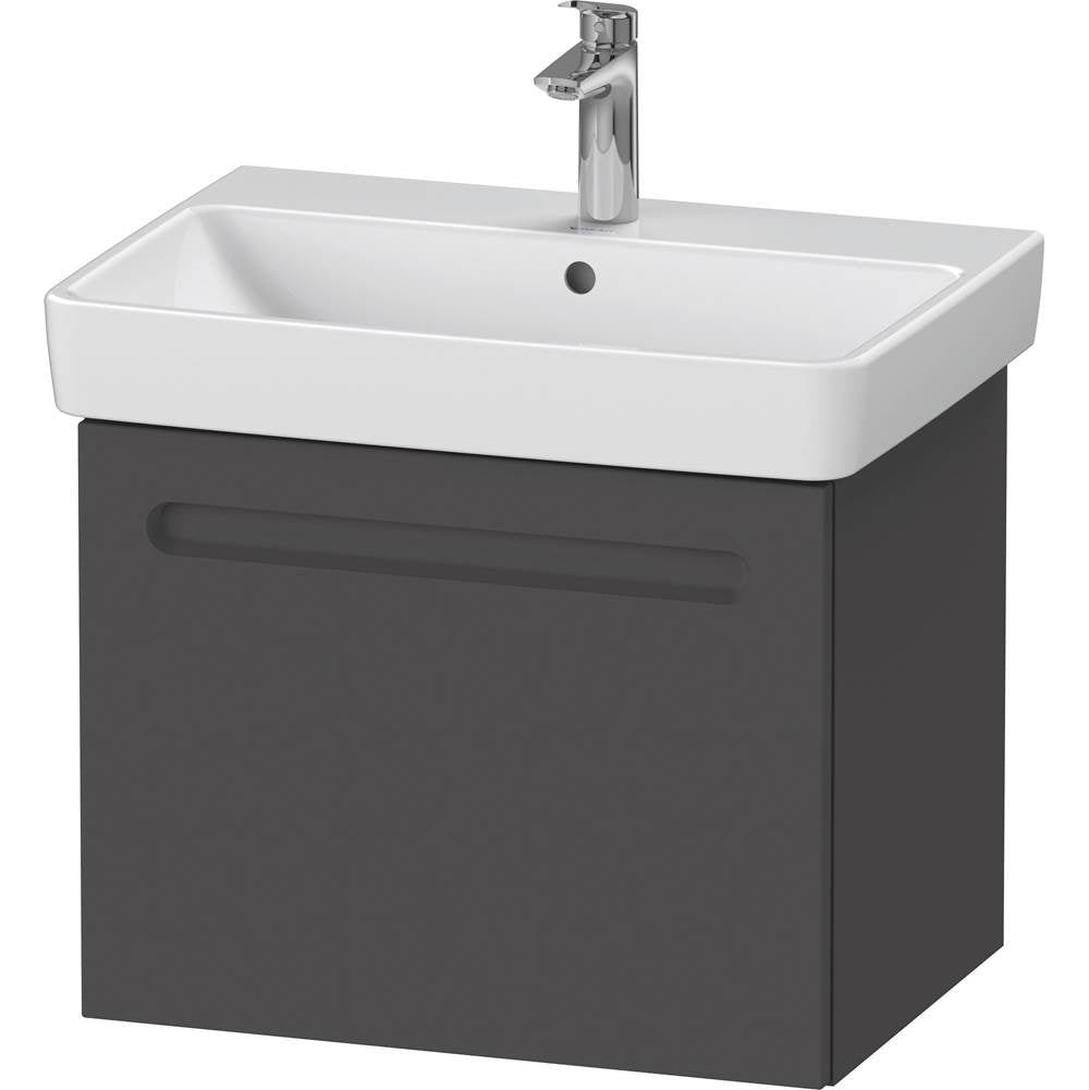 Duravit - No.1 Vanity Unit Wall-Mounted Graphite Matte - Graphite Matte