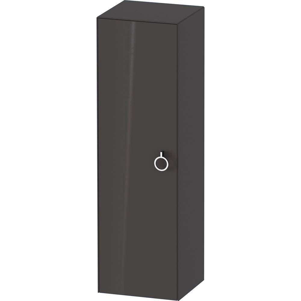 Duravit - White Tulip Semi-Tall Cabinet Graphite - Graphite High Gloss