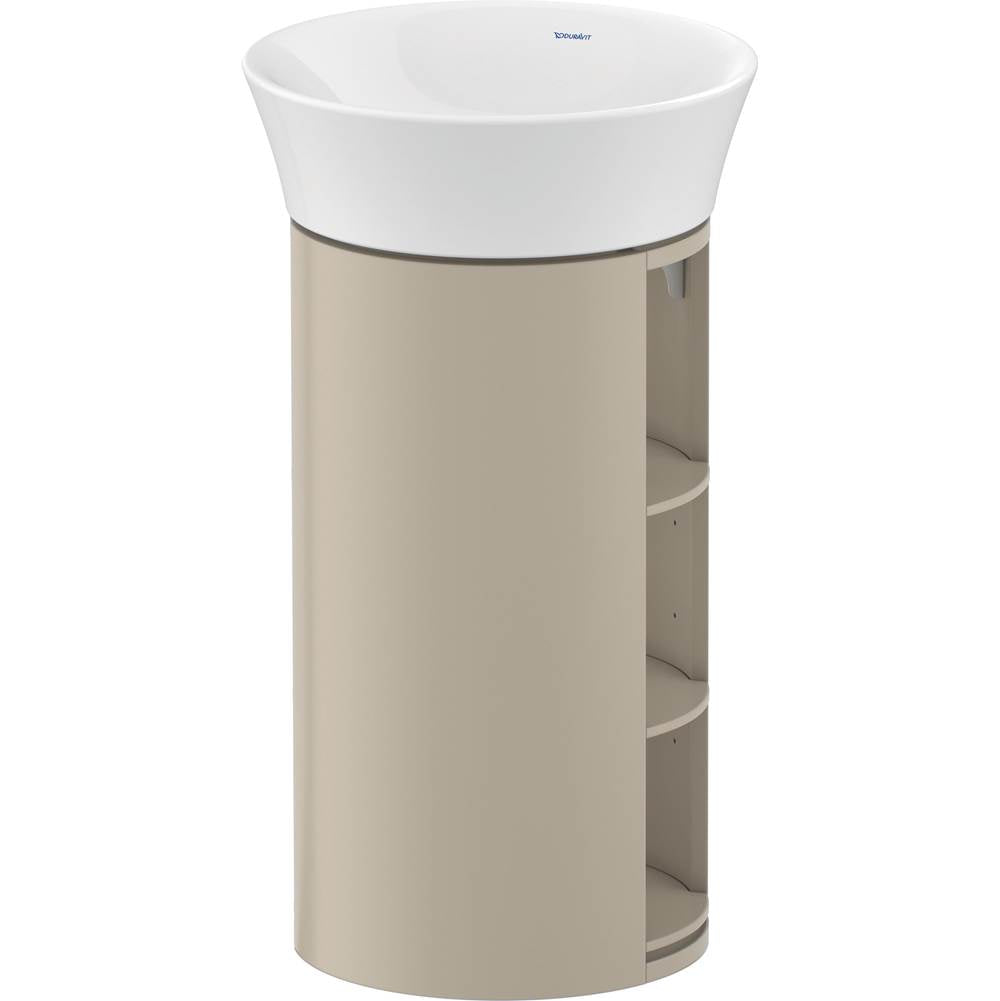 Duravit - White Tulip Floorstanding Vanity Unit Stone Gray - Stone Gray High Gloss