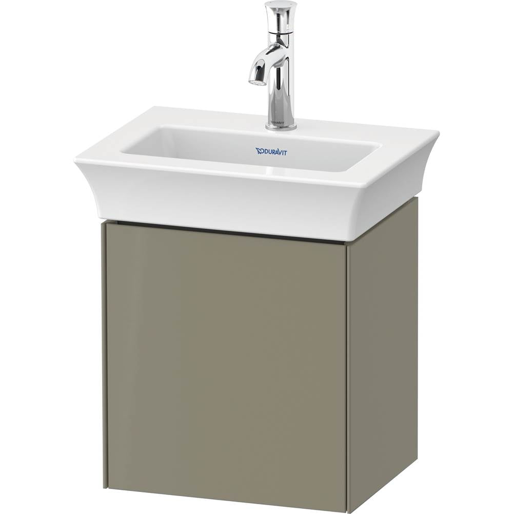 Duravit - White Tulip Wall-Mounted Vanity Unit Stone Gray - Stone Gray High Gloss