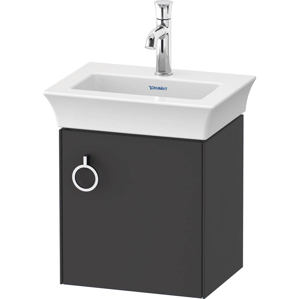 Duravit - White Tulip Wall-Mounted Vanity Unit Graphite - Graphite Satin Matte