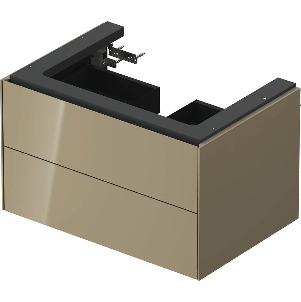 White Tulip Wall-Mounted Vanity Unit White Satin Matte