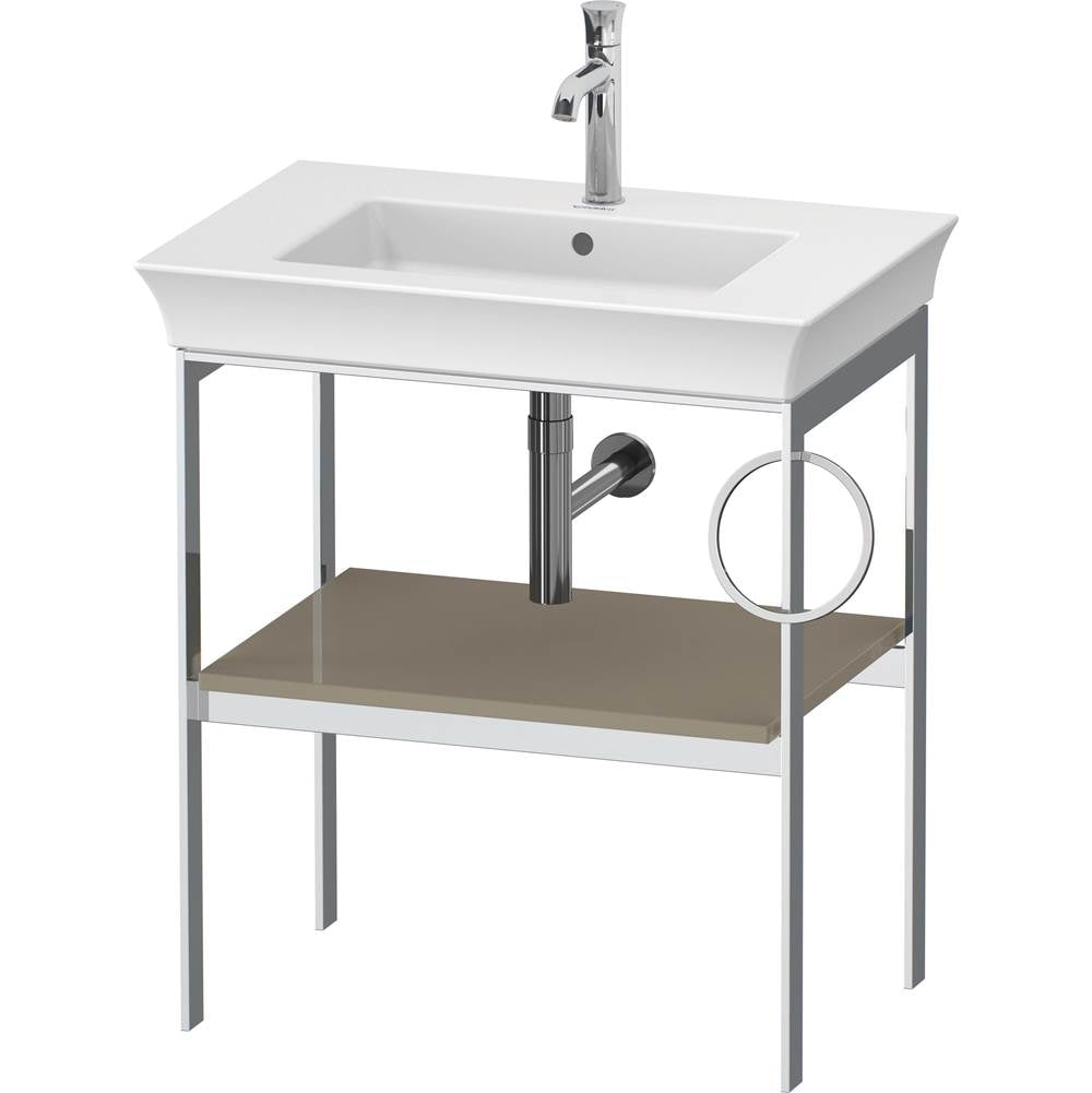 Duravit - White Tulip Floorstanding Metal Console Stone Gray High Gloss - Stone Gray High Gloss