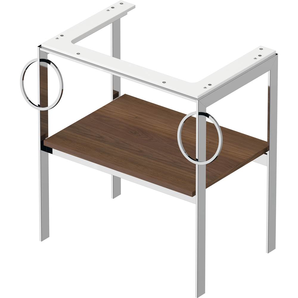 White Tulip Floorstanding Metal Console