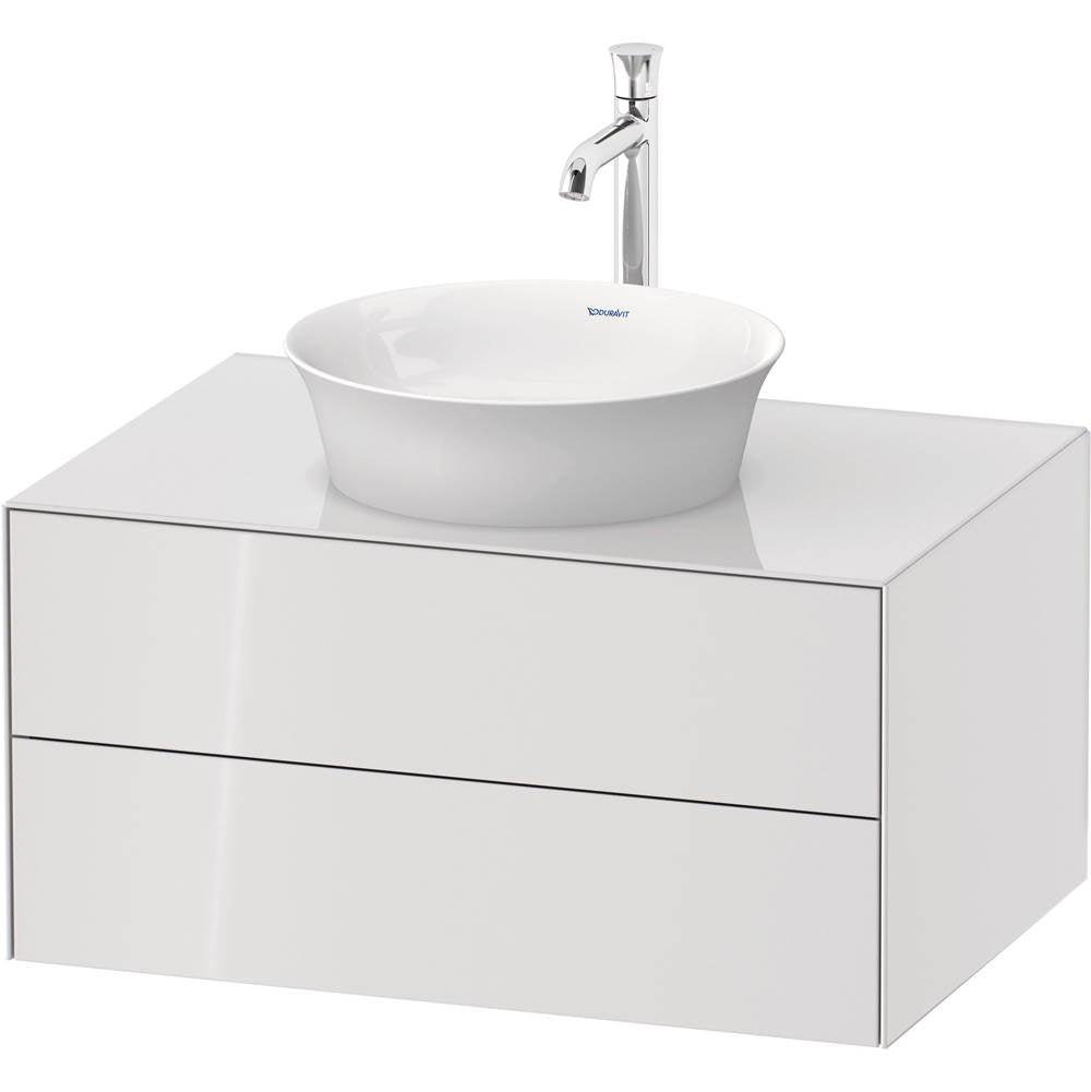 Duravit - White Tulip Wall-Mounted Vanity Unit White High Gloss - White High Gloss