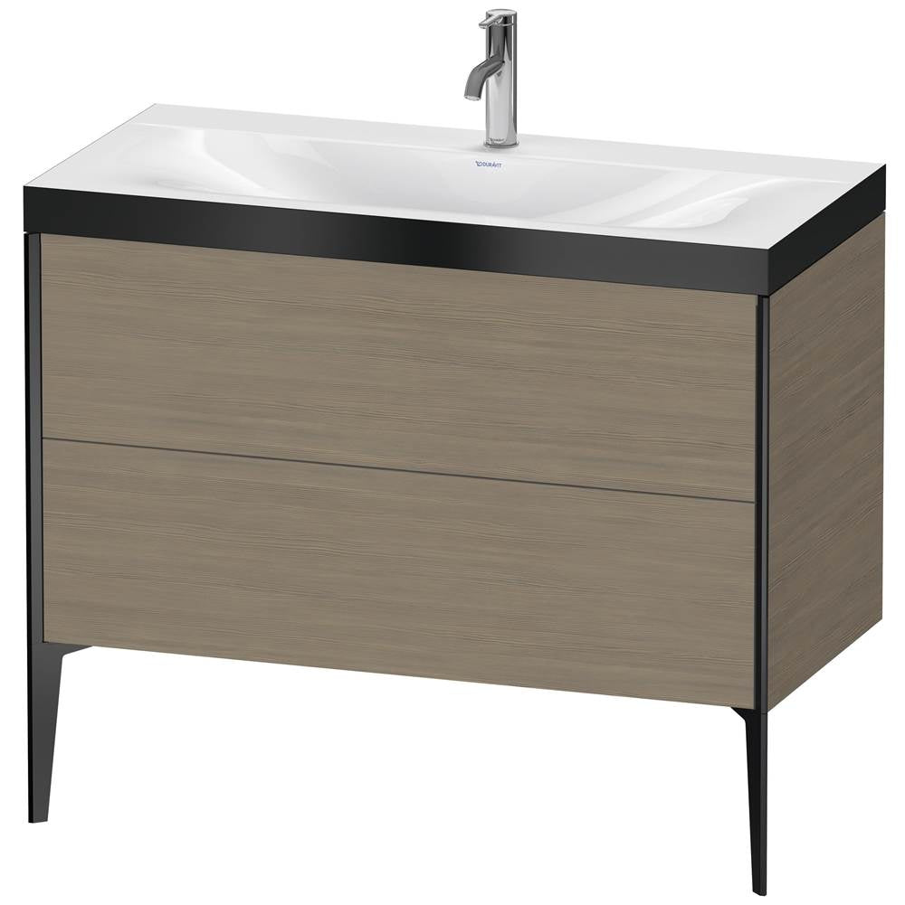 Duravit - XViu Two Drawer C-Bonded Floorstanding Vanity Kit Oak Terra - Oak Terra