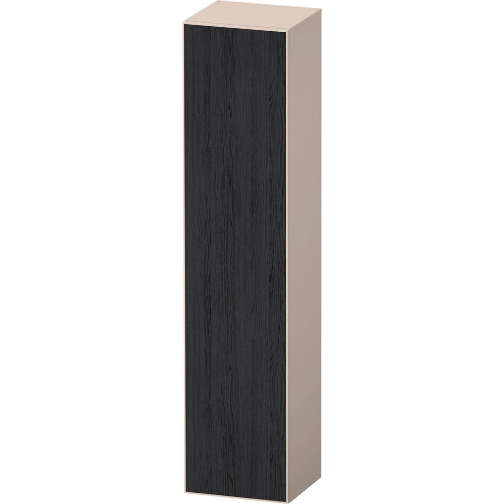 Duravit - Zencha Tall Cabinet - Black Oak With Taupe