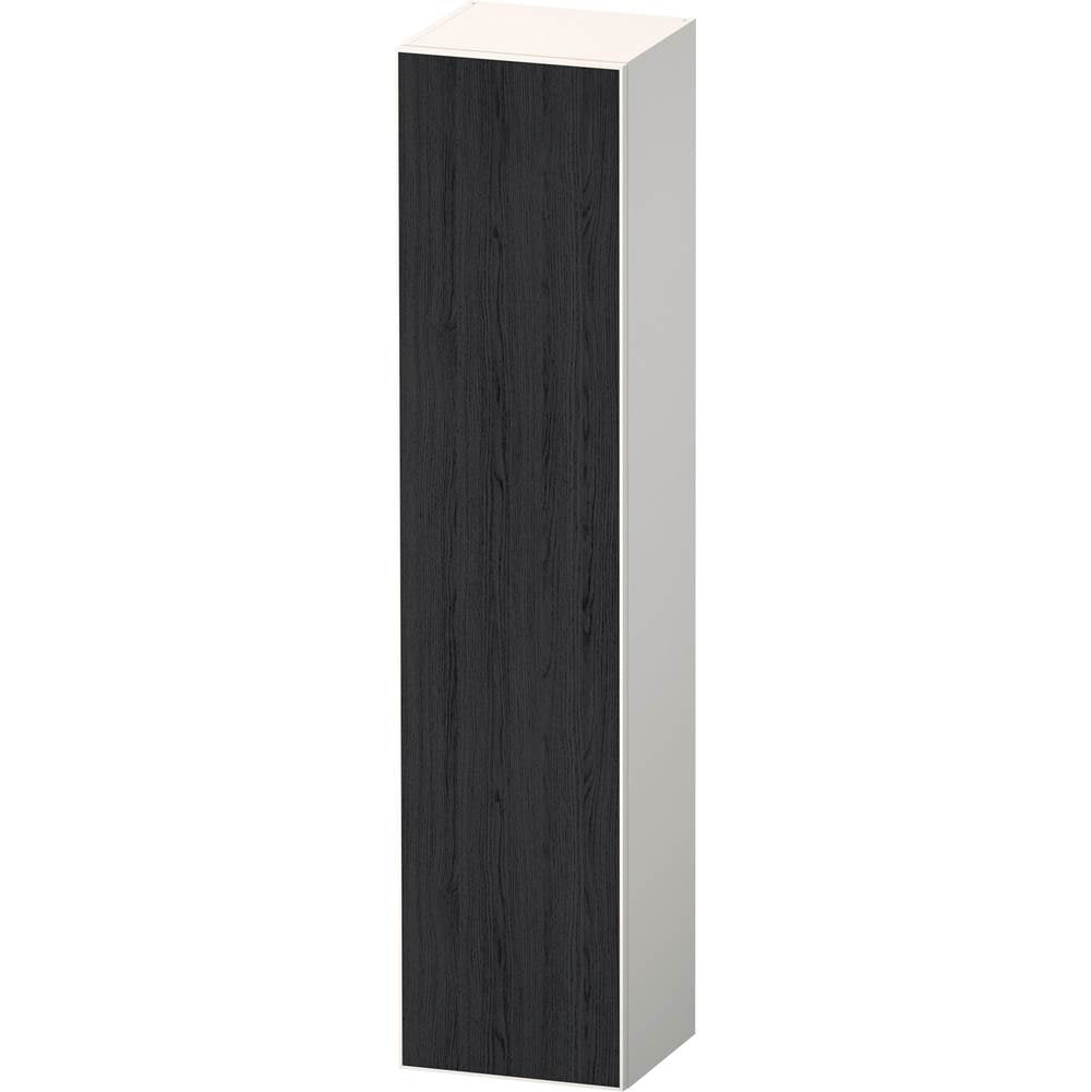 Duravit - Zencha Tall Cabinet - Black Oak With White