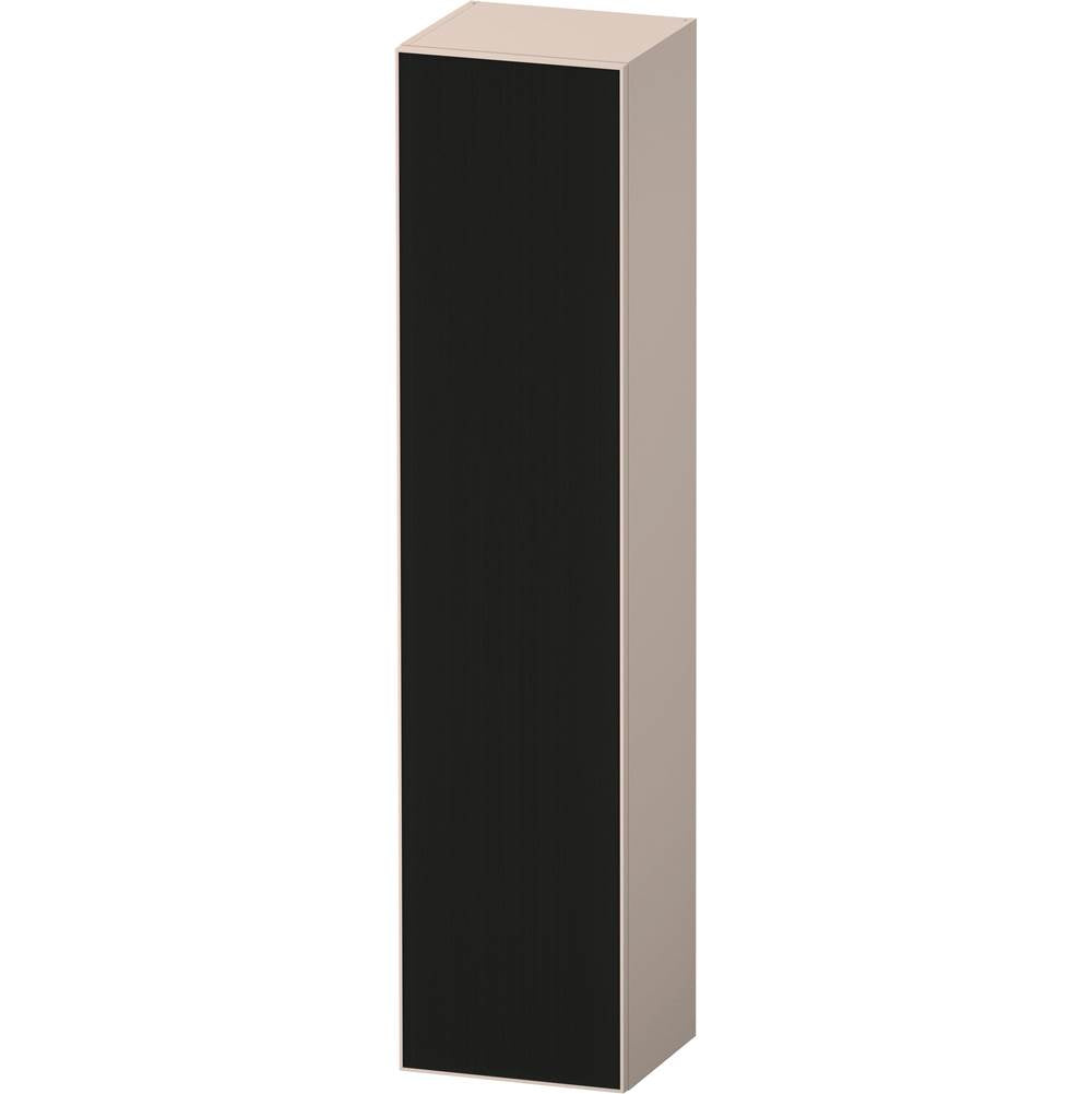 Duravit - Zencha Tall Cabinet - Black Line Structure With Taupe