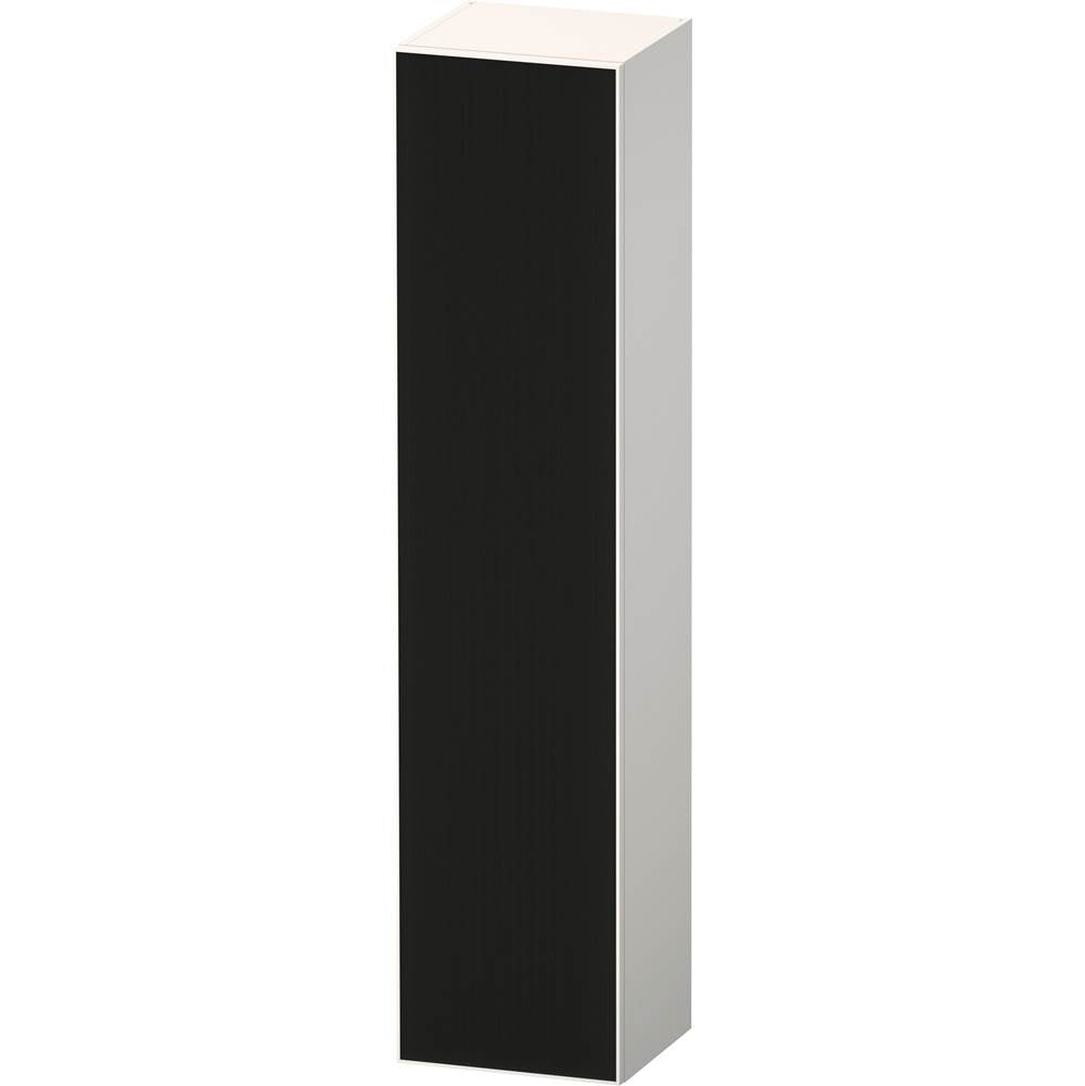 Duravit - Zencha Tall Cabinet - Black Line Structure With White