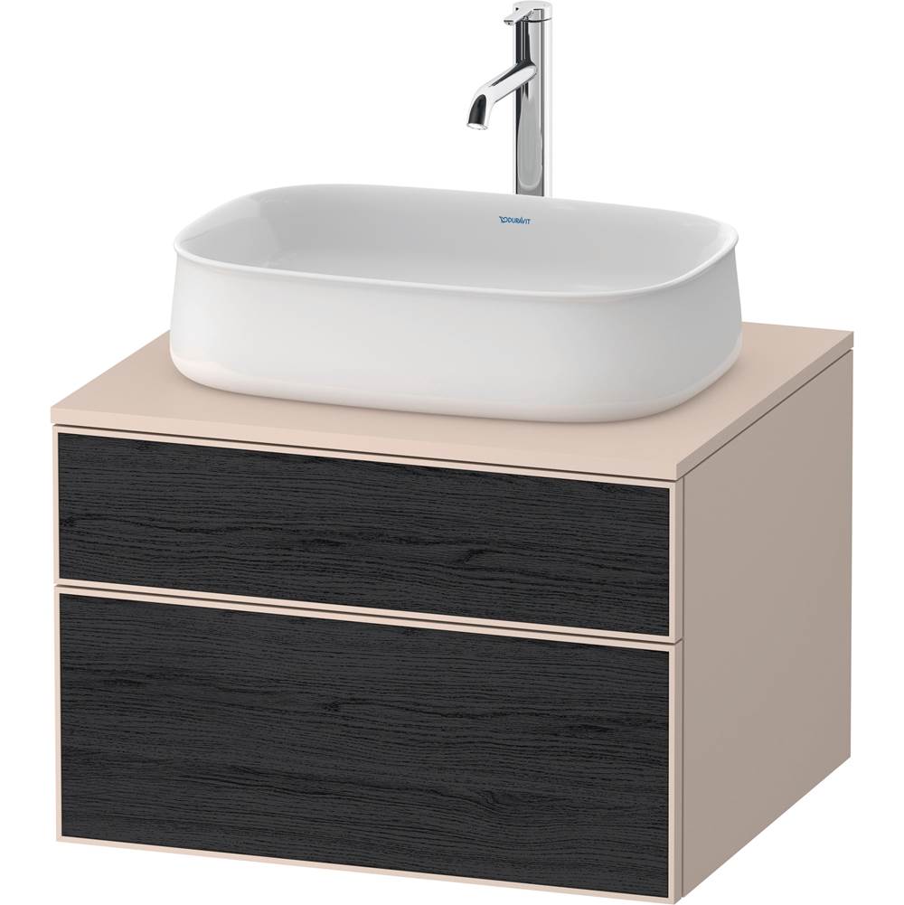 Duravit - Zencha Vanity Unit for Console - Black Oak With Taupe