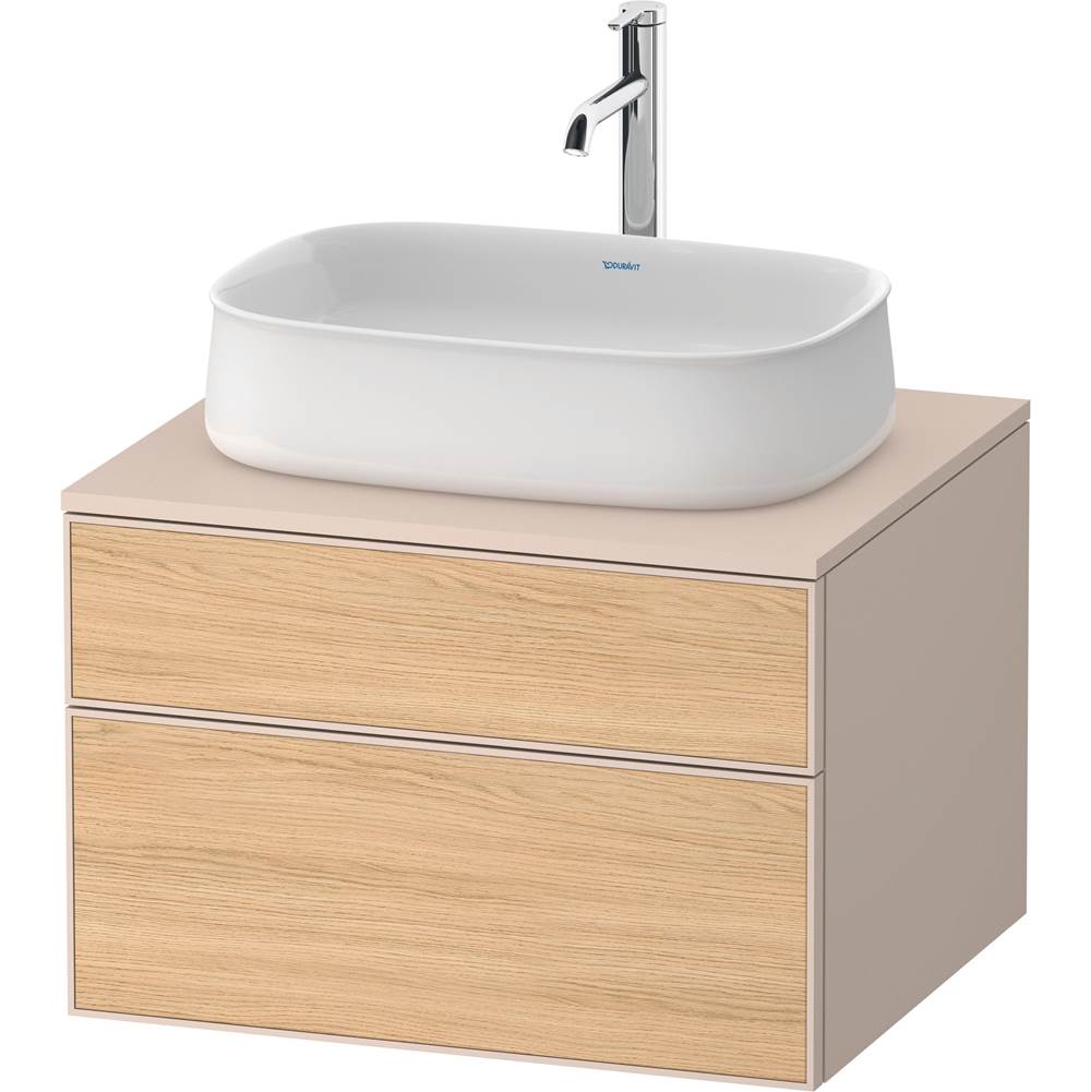 Duravit - Zencha Vanity Unit for Console - Natural Oak With Taupe