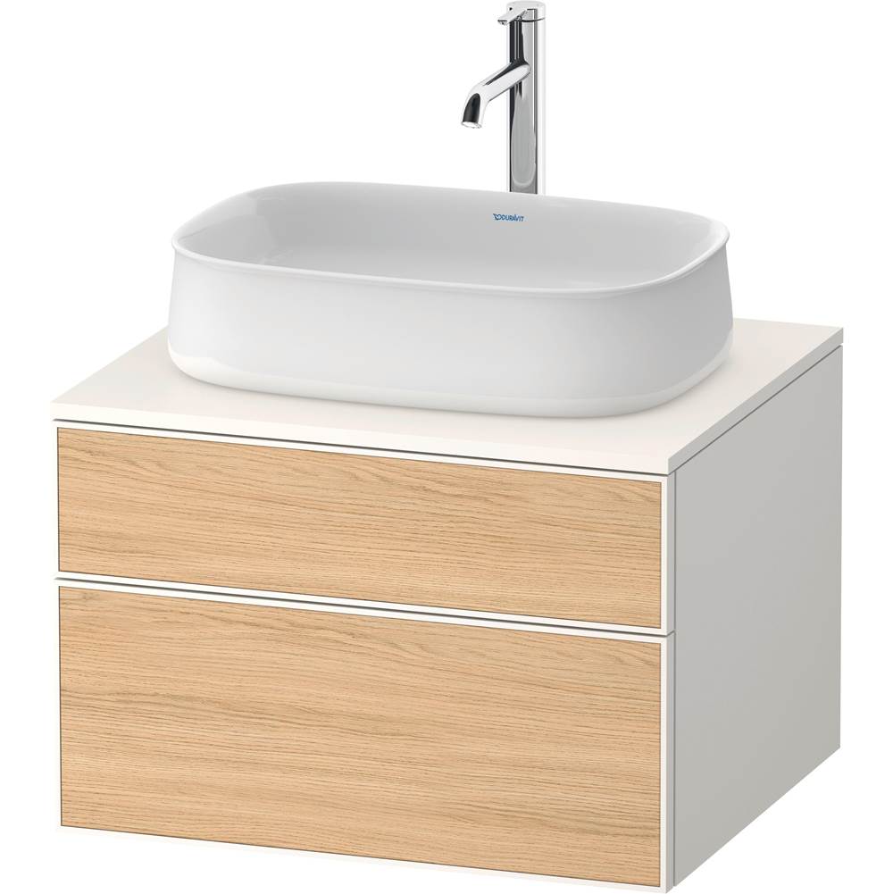 Duravit - Zencha Vanity Unit for Console - Natural Oak With White
