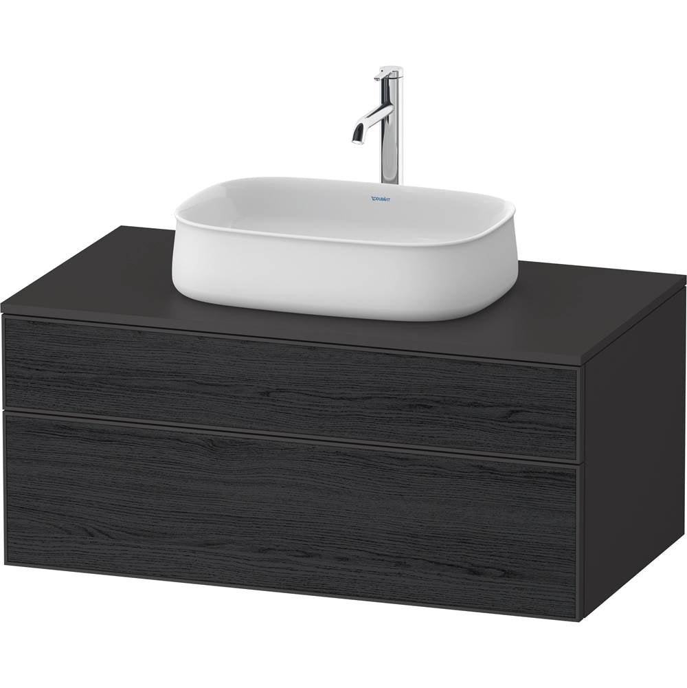 Duravit - Zencha Vanity Unit for Console - Black Oak With Graphite