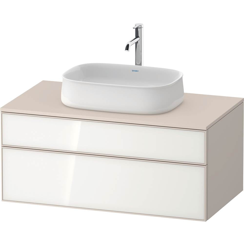 Duravit - Zencha Vanity Unit for Console - White With Taupe