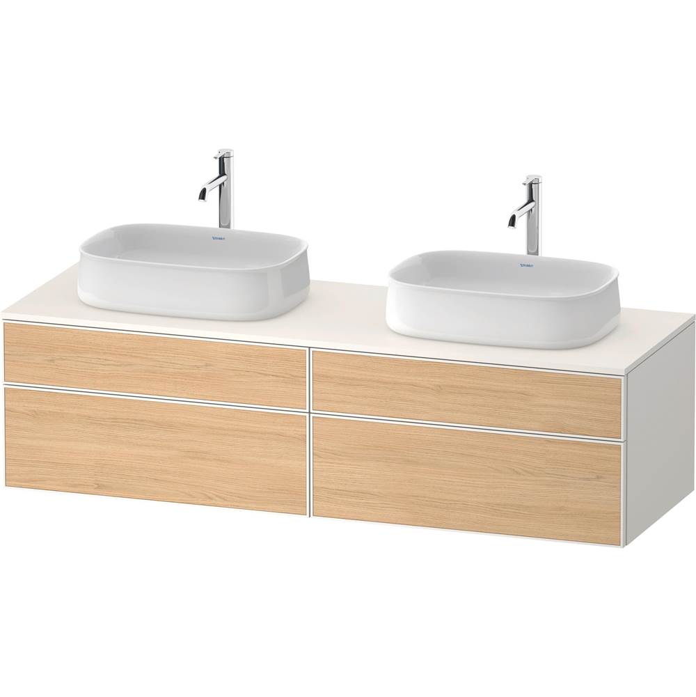 Duravit - Zencha Vanity Unit for Console - Natural Oak With White