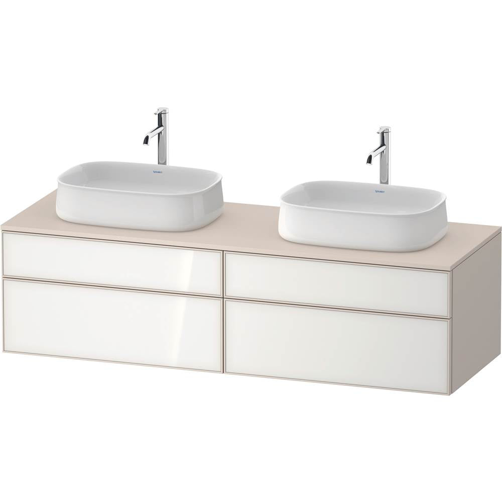 Duravit - Zencha Vanity Unit for Console - White With Taupe