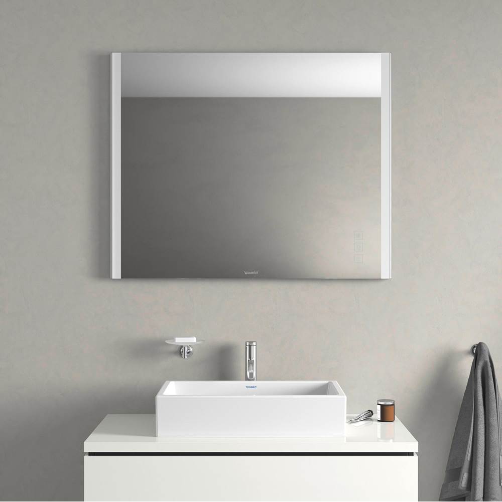 XSquare Mirror with Lighting Chrome