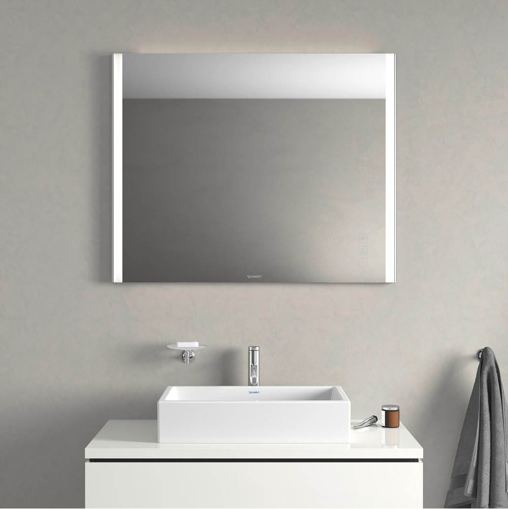 XSquare Mirror with Lighting Chrome