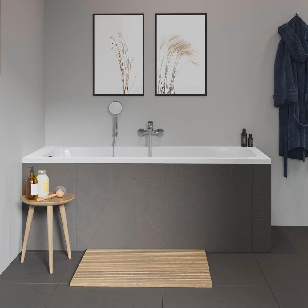 D-Code Drop-In Bathtub White