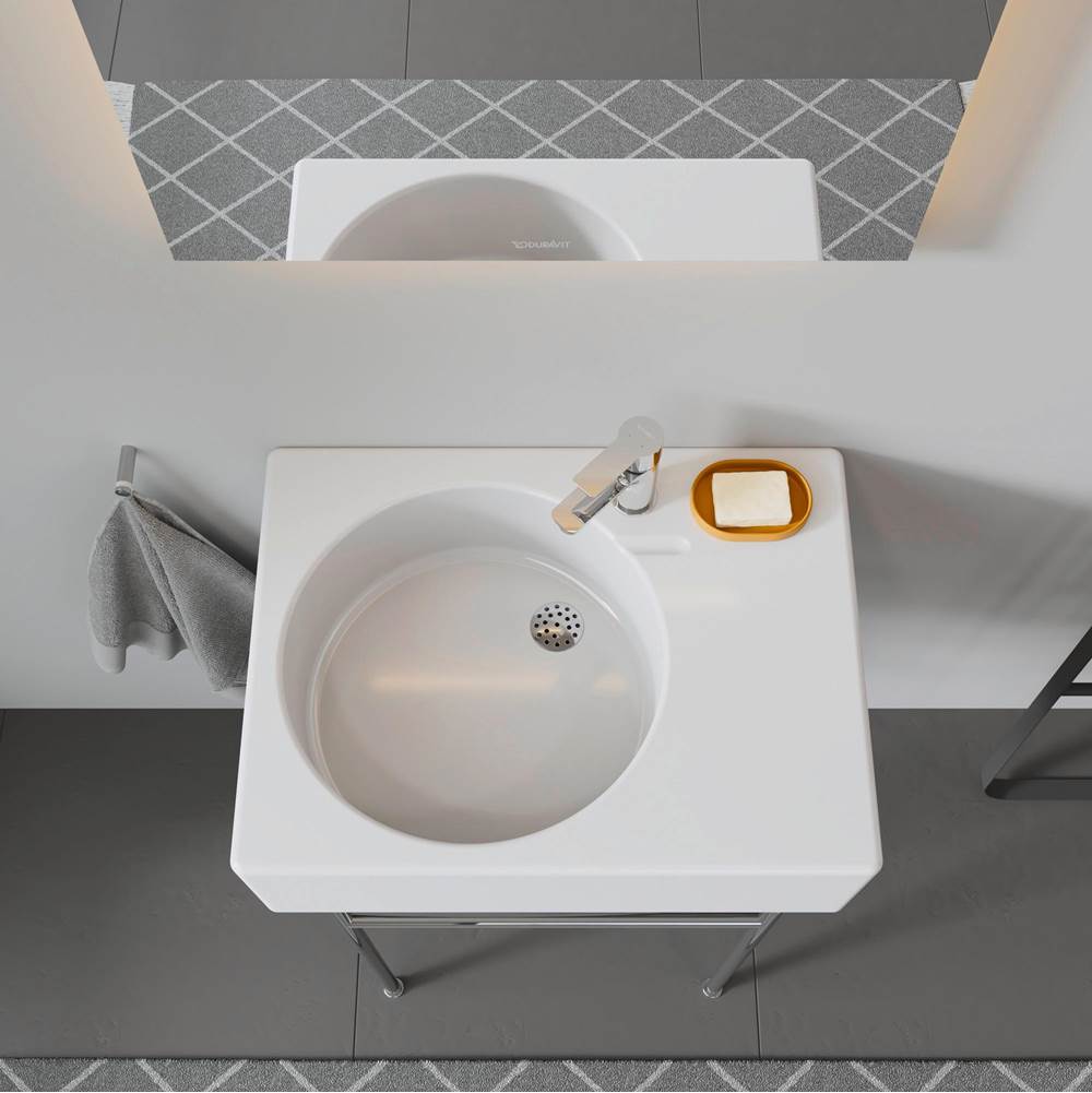 Scola Wall-Mount Sink White