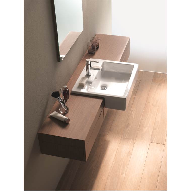 Vero Semi-Recessed Sink White