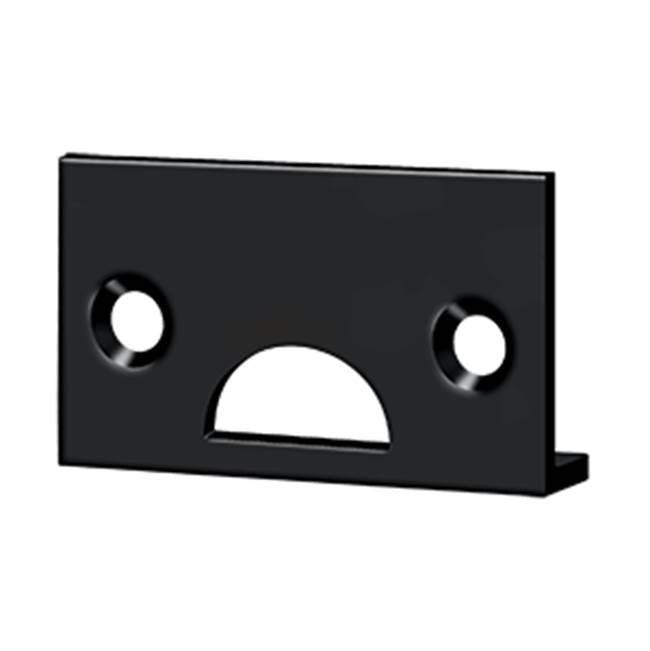 Deltana - Angle Strike, Solid Brass - Paint Black