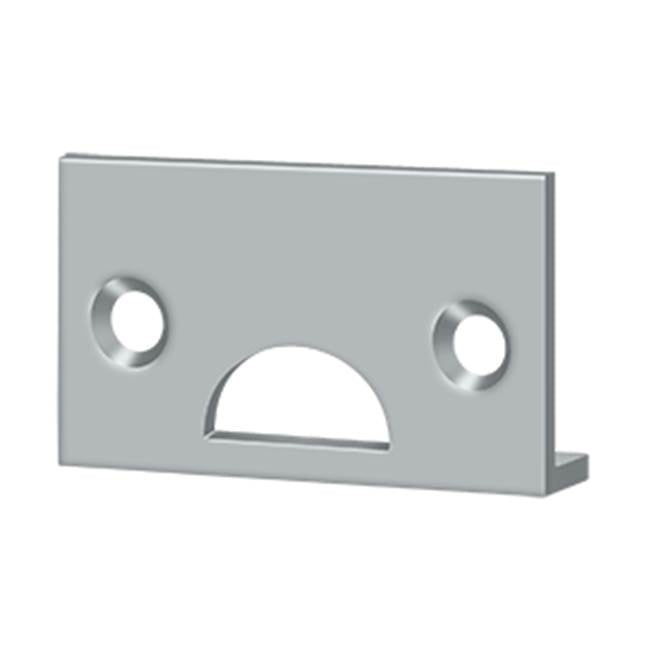 Deltana - Angle Strike, Solid Brass - Brushed Chrome