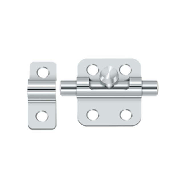 Deltana - 2'' Barrel Bolt - Polished Chrome