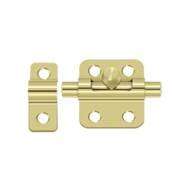 Deltana - 2'' Barrel Bolt - Polished Brass