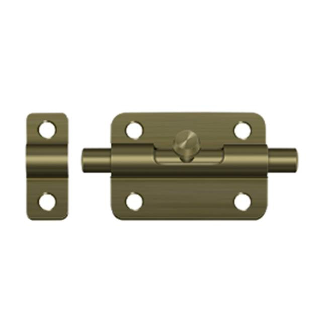 Deltana - 3'' Barrel Bolt - Antique Brass