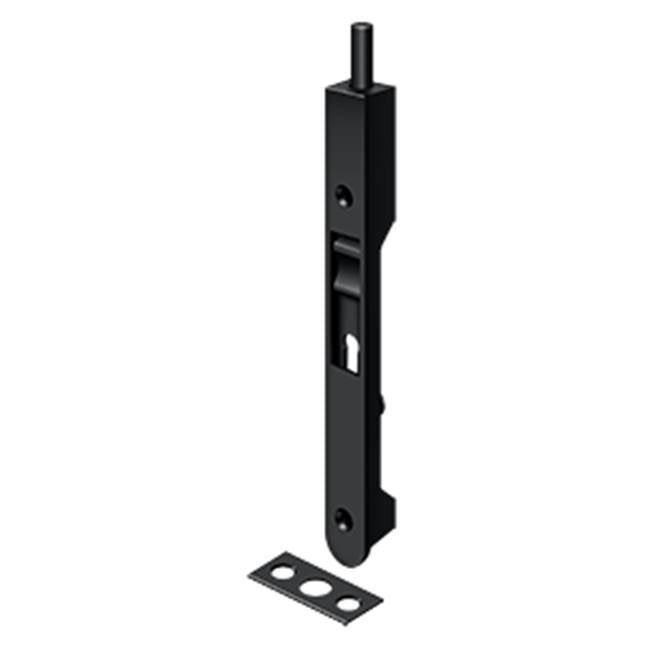 Deltana - 7'' Flush Bolt, HD - Paint Black